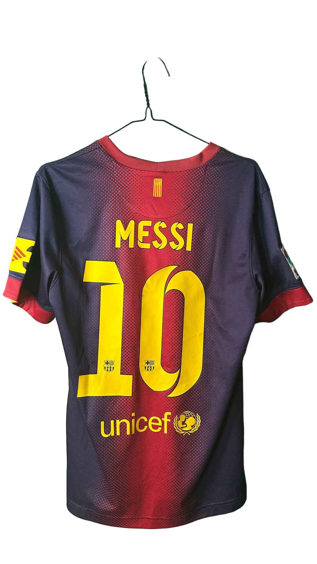 FC Barcelone 2012/13 – Messi | Maillot domicile | Taille S Kultur Kit