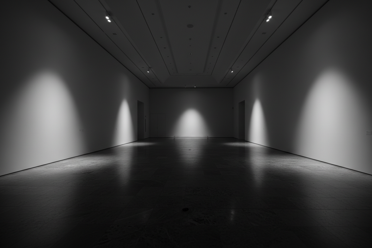 Musée galerie sombre